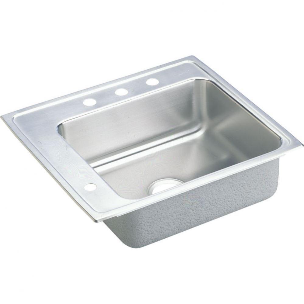 Lustertone Classic Stainless Steel 22'' x 19-1/2'' x 6-1/2'', Single