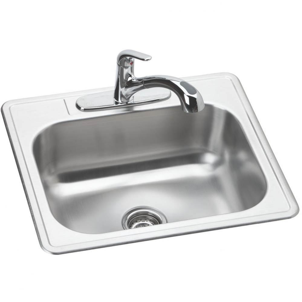 DISCONTINUED - USE DSE125223 sink, LK5000CR faucet, GBG2115SS bottom grid, D1125 drain separately