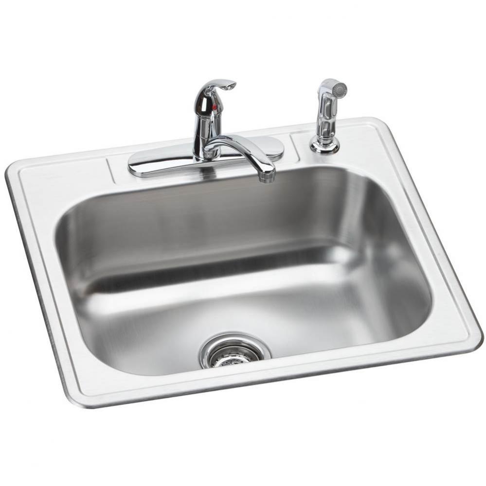 DISCONTINUED - USE DSE125224 sink, LK1001CR faucet, D1125 drain separately