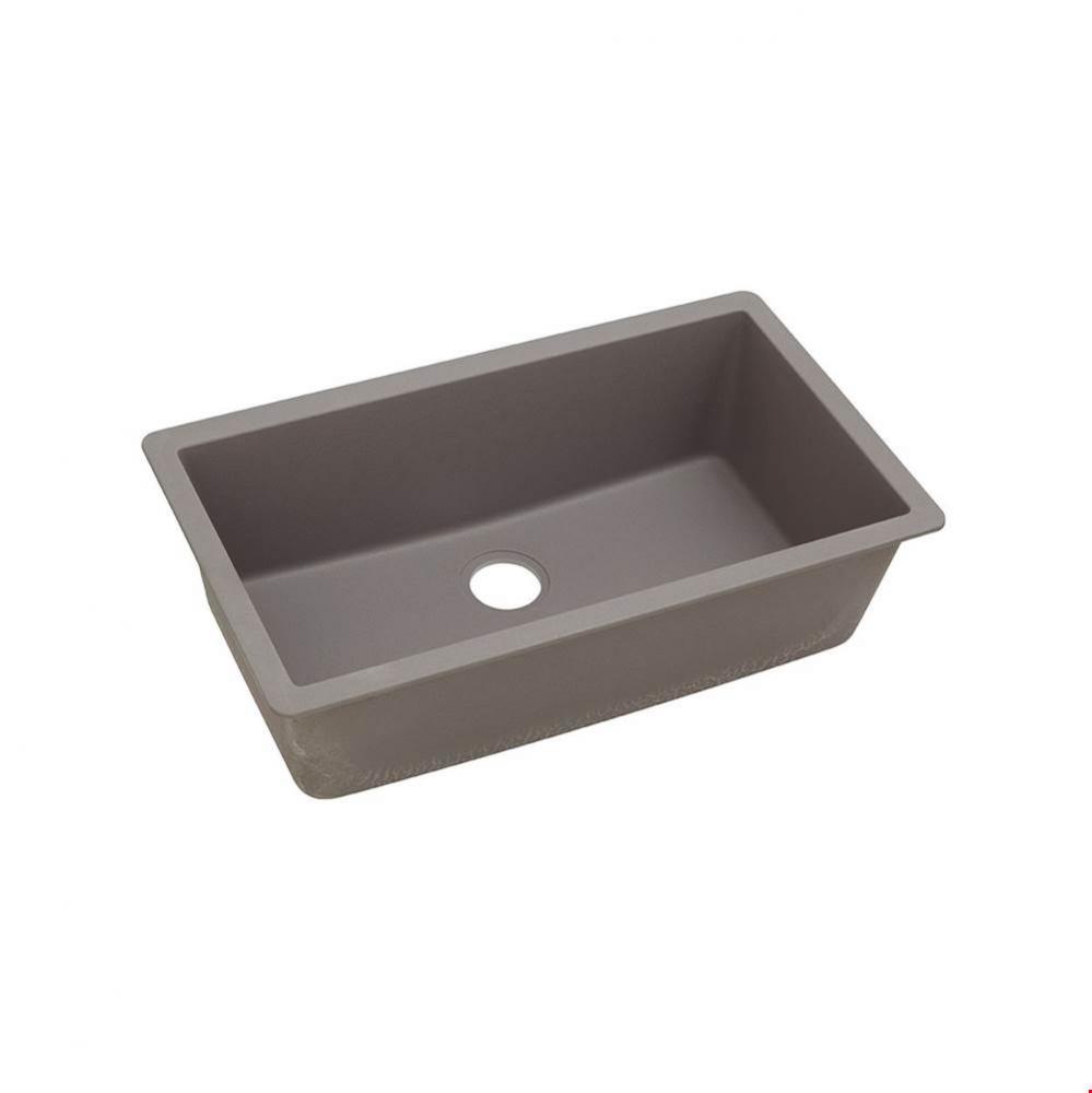 Quartz Classic 33'' x 18-7/16'' x 9-7/16'', Single Bowl Undermount S