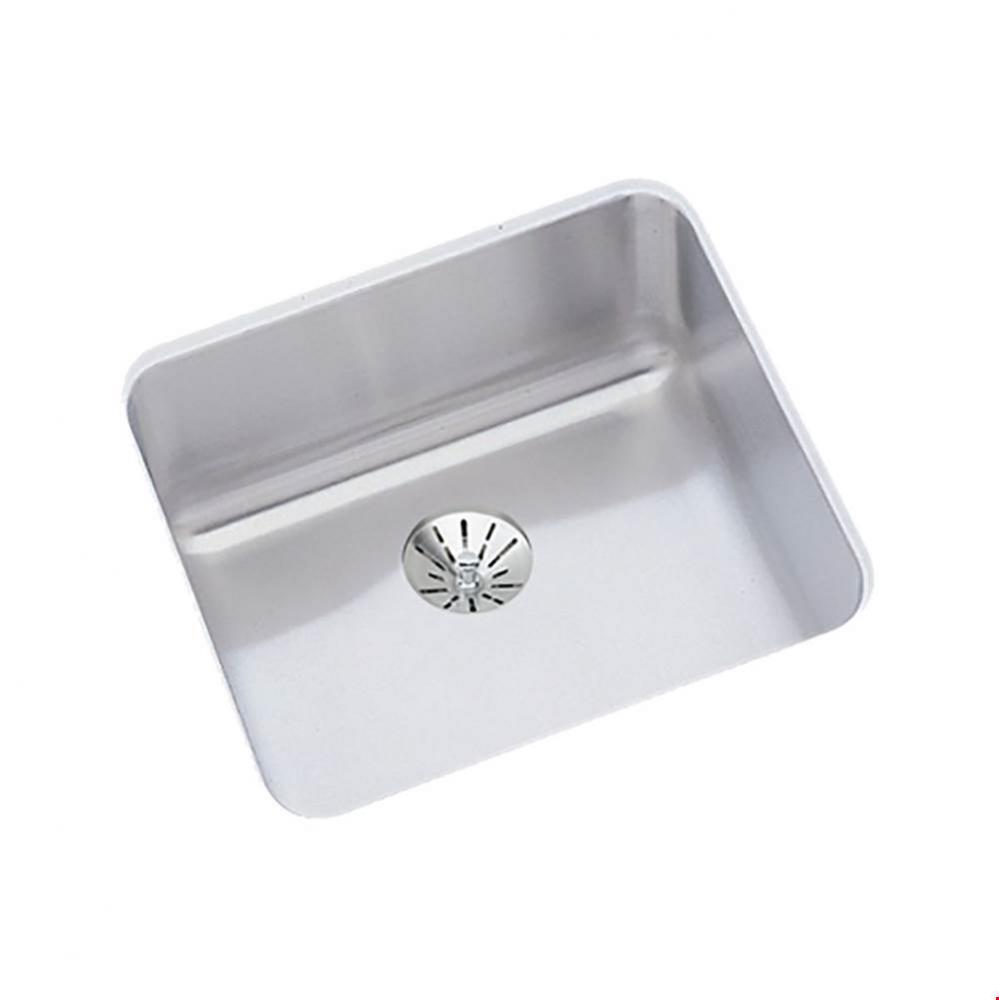 18 Gauge Stainless Steel 14.5'' x 14.5'' x 5.375'' Single Bowl Under