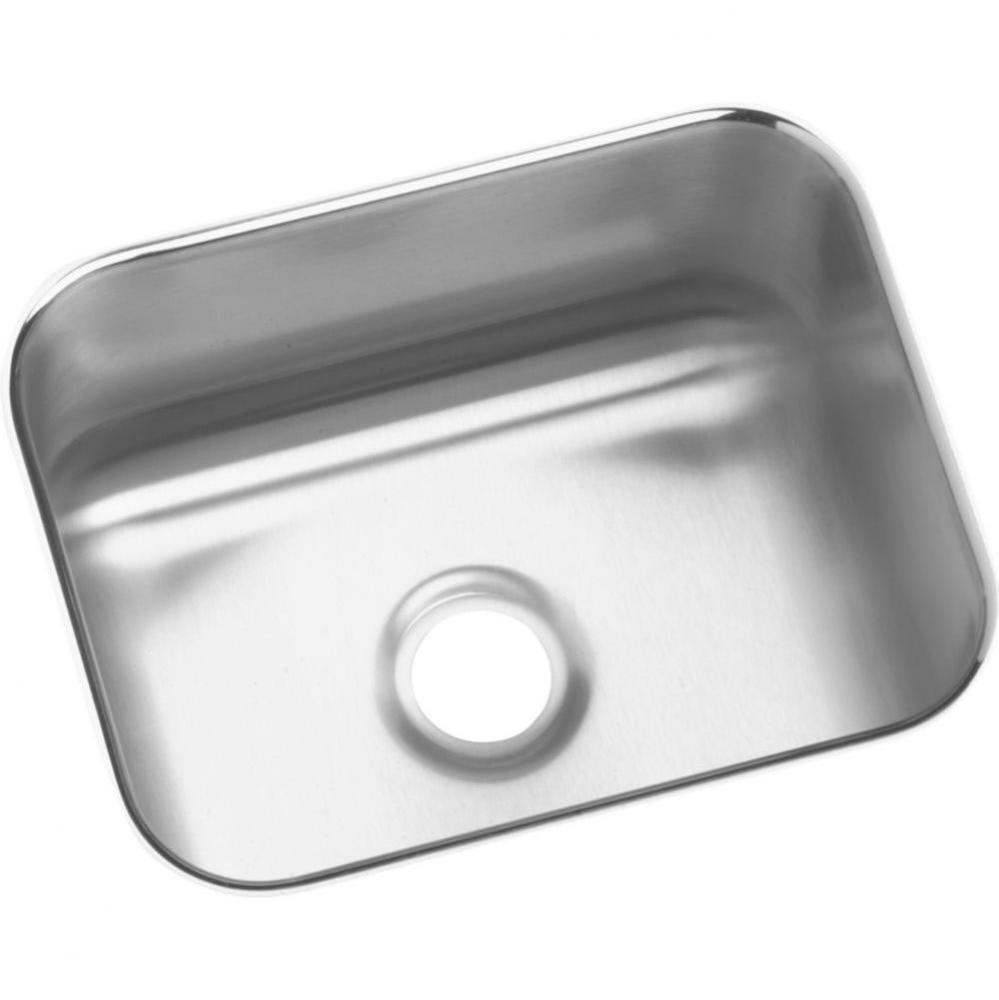 18 Gauge Stainless Steel 14.5'' x 11.75'' x 7'' Single Bowl Undermou