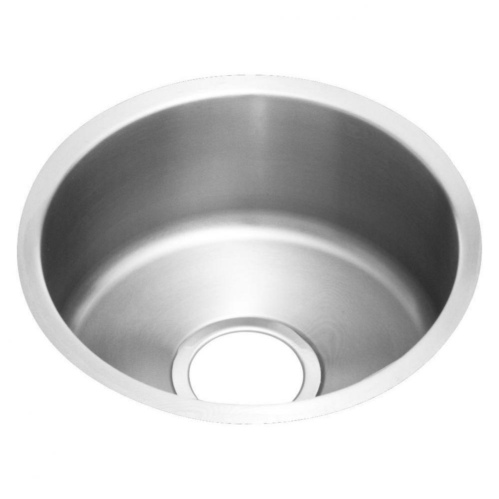 18 Gauge Stainless Steel 14.375'' x 14.375'' x 6'' Single Bowl Under