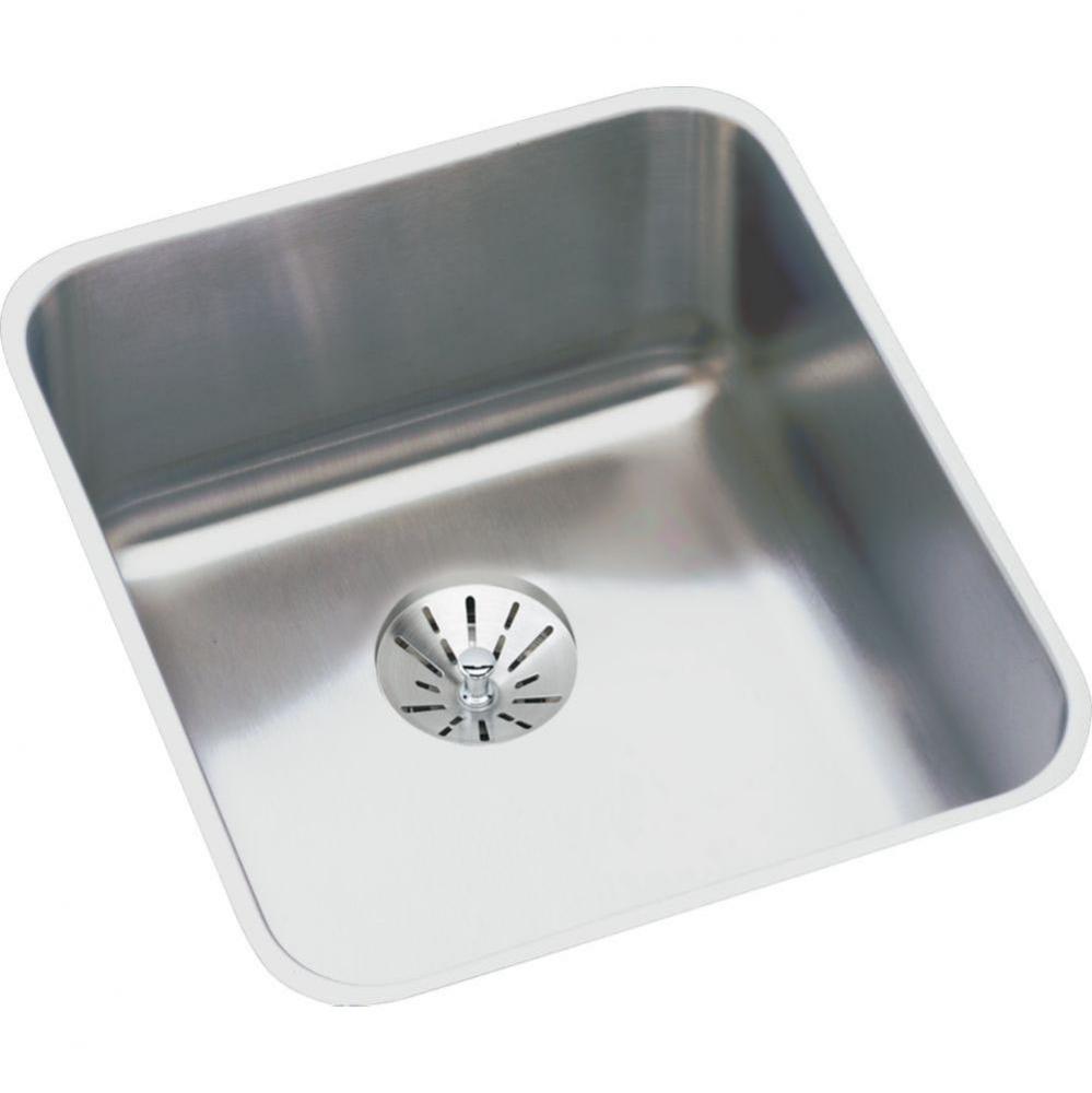 18 Gauge Stainless Steel 16'' x 18.5'' x 5.375'' Single Bowl Undermo