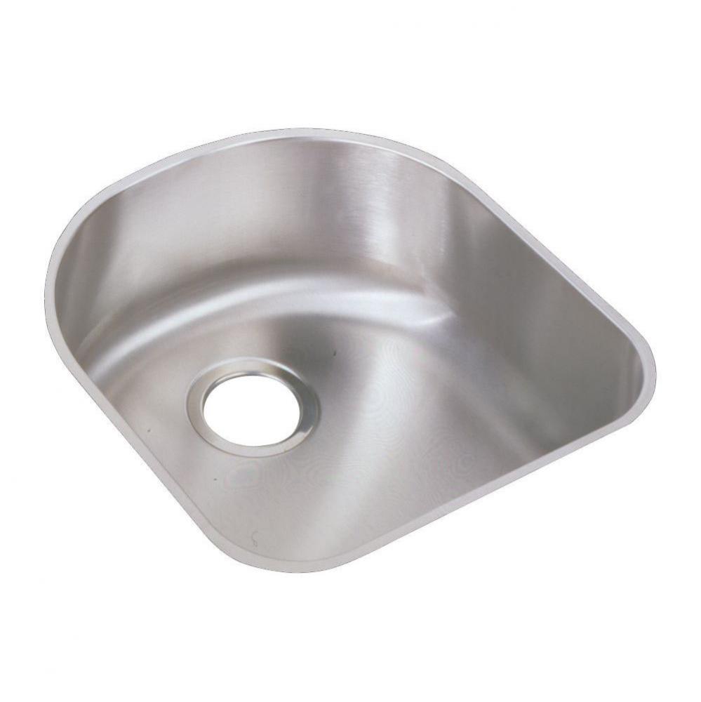 18 Gauge Stainless Steel 18.5'' x 20'' x 7.5'' Single Bowl Undermoun