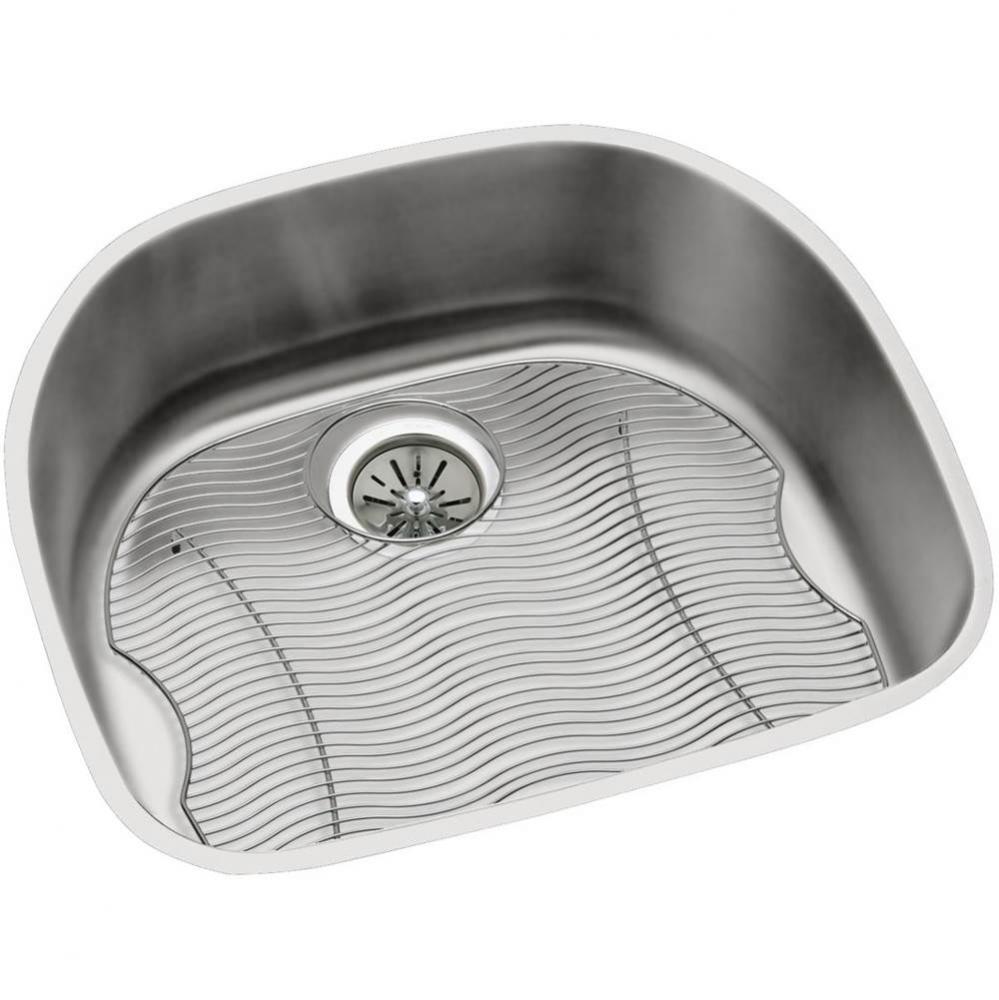 18 Gauge Stainless Steel 23.625'' x 21.25'' x 7.5'' Single Bowl Unde