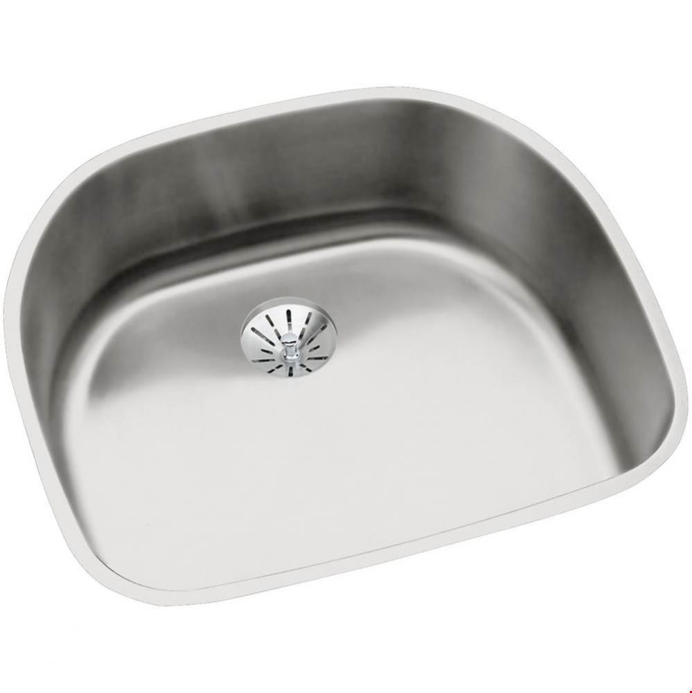 18 Gauge Stainless Steel 23.625'' x 21.25'' x 7.5'' Single Bowl Unde