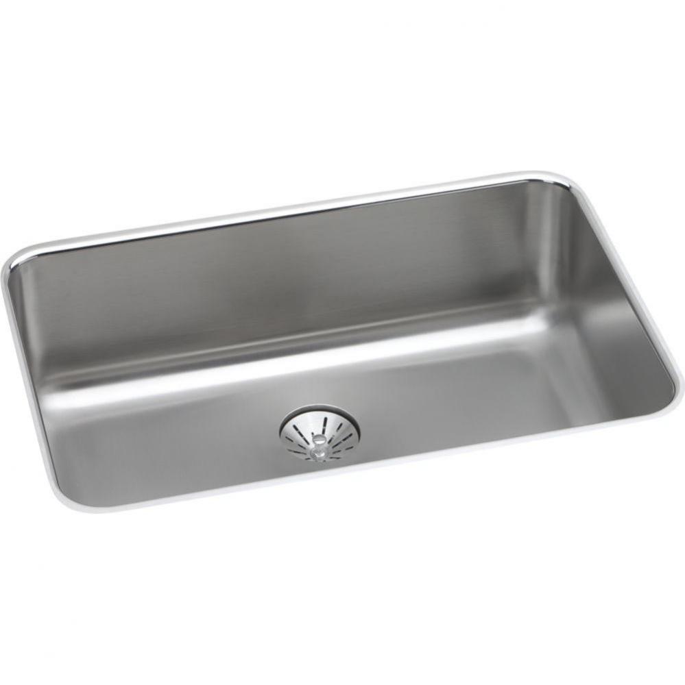 18 Gauge Stainless Steel 26.5'' x 18.5'' x 8'' Single Bowl Undermoun