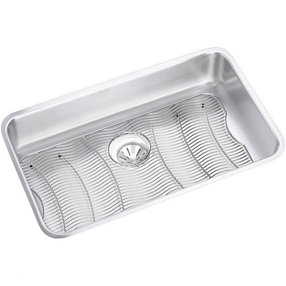 18 Gauge Stainless Steel 30.5'' x 18.5'' x 7.5'' Single Bowl Undermo