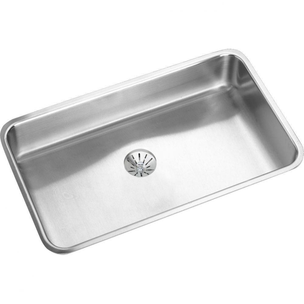 18 Gauge Stainless Steel 30.5'' x 18.5'' x 7.5'' Single Bowl Undermo