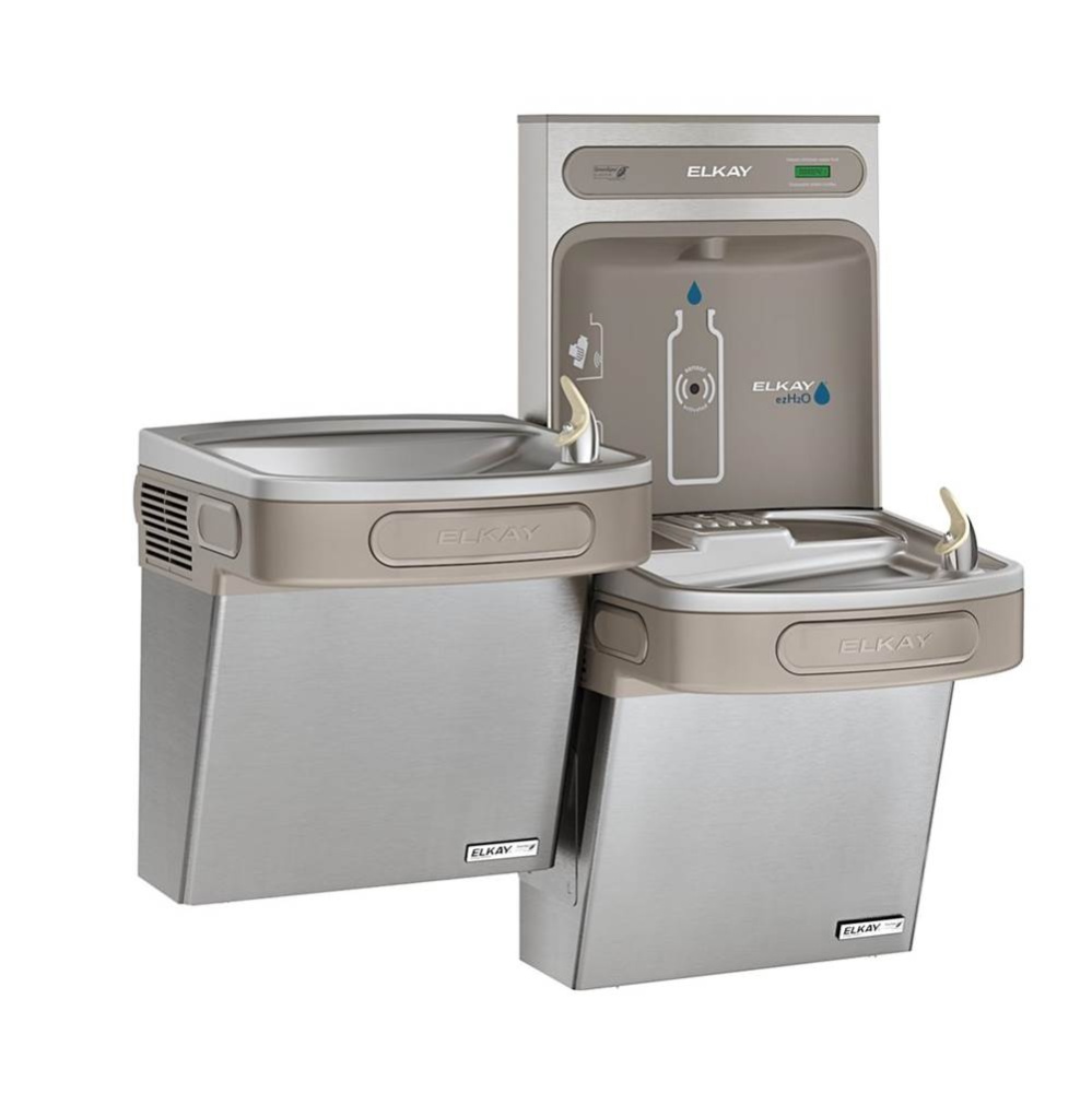 ezH2O Bottle Filling Station & Versatile Bi-Level ADA Cooler High Efficiency Non-Filtered Refr