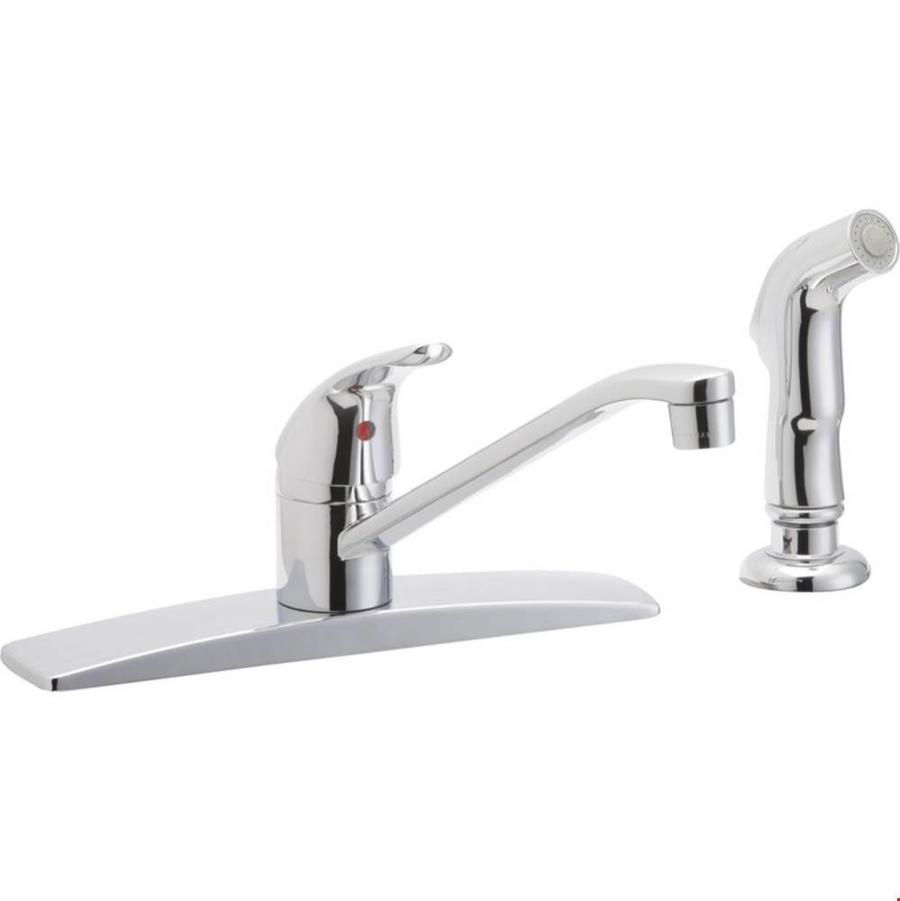 FAUCET W/ SIDE SPRAY - LEAD FREE