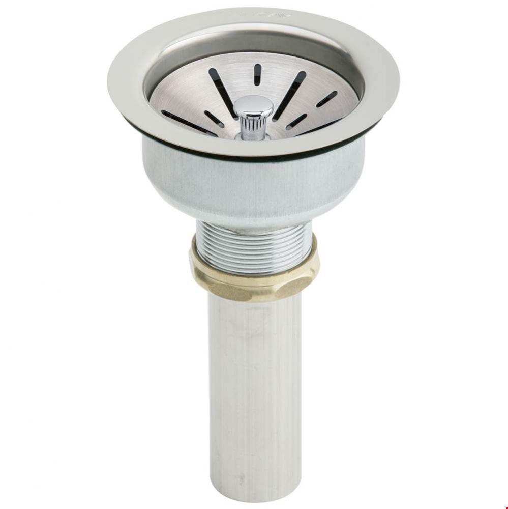 3-1/2'' Drain Fitting Type 304 Stainless Steel Body