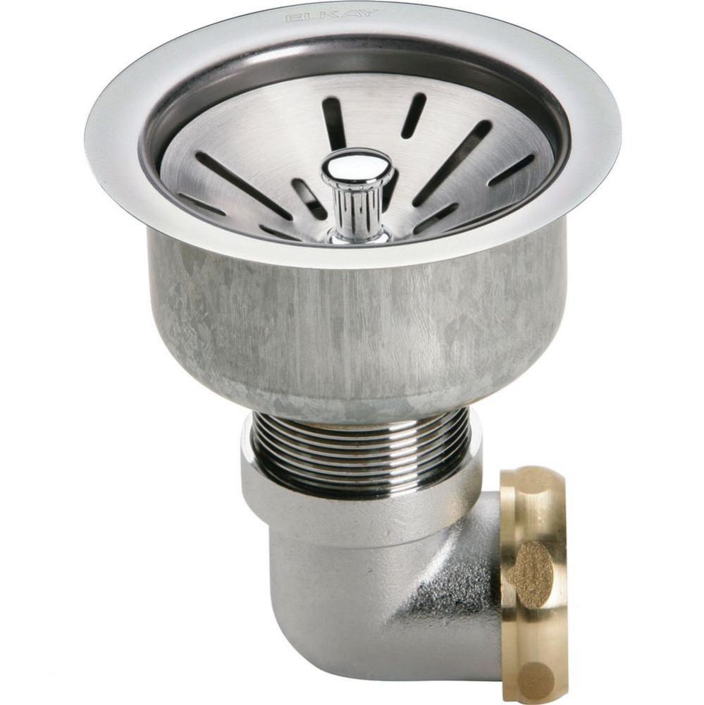 3-1/2'' Drain Fitting Type 304 Stainless Steel Body and Elbow