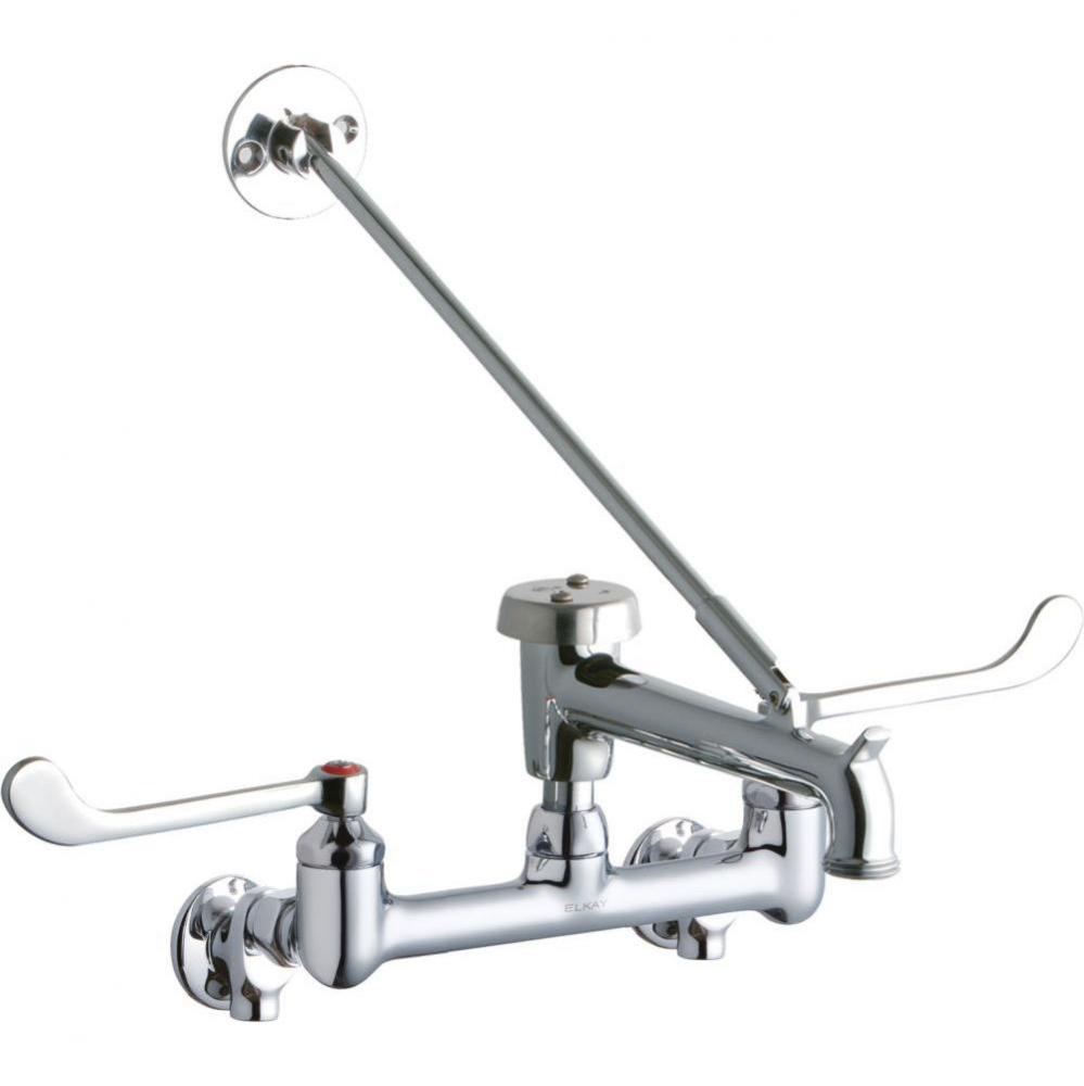 WALL MNT 8IN, BUCKET HK POL 7IN SPT, 1PC WRIST BLD HNDL, 6IN