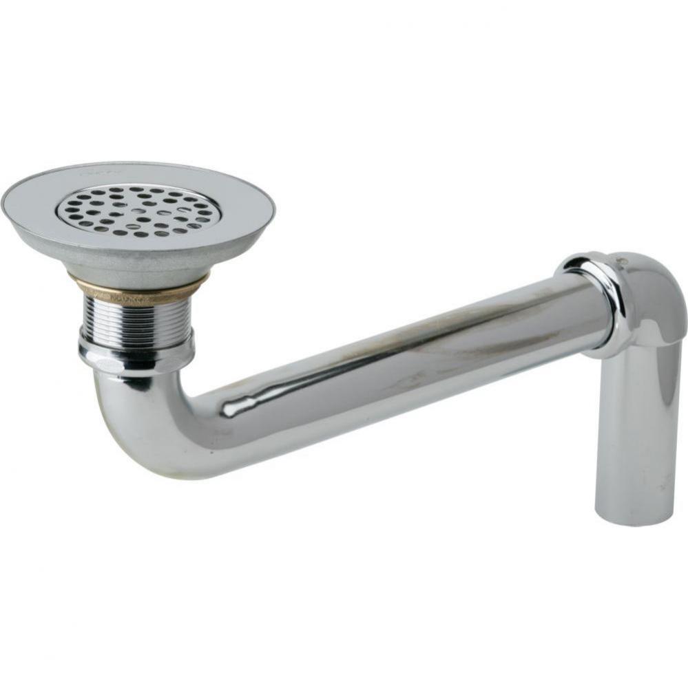 3-1/2'' Drain Chrome Plated Brass Body and LKADOS Tailpiece
