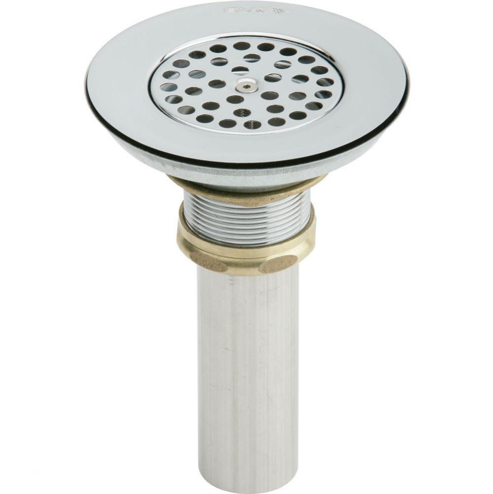 3-1/2'' Drain Type 304 Stainless Steel Body Vandal Resistant Grid Strainer