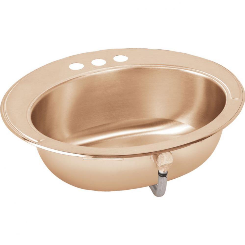 CuVerro Antimicrobial Copper 19-5/8'' x 16-11/16'' x 6'', Single Bow