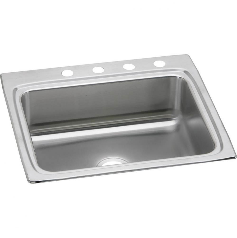18 Gauge Stainless Steel 25'' x 22'' x 8.125'' Single Bowl Drop-in K
