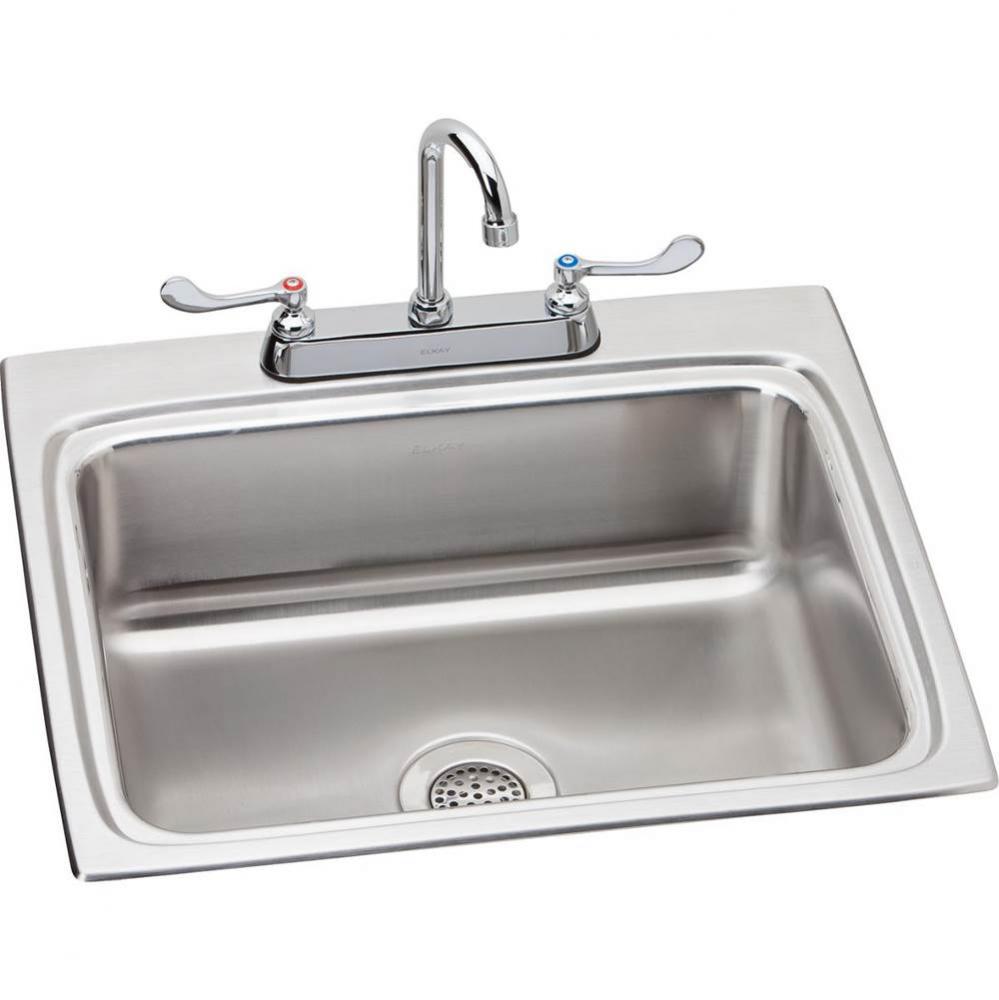 18 Gauge Stainless Steel 25'' x 22'' x 8.125'' Single Bowl Drop-in K