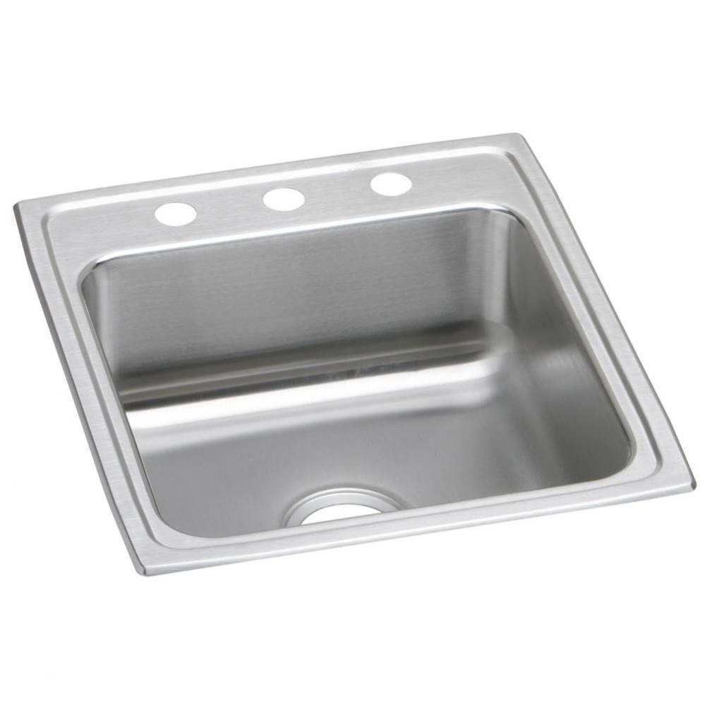 Lustertone Classic Stainless Steel 19-1/2'' x 22'' x 4'', Single Bow