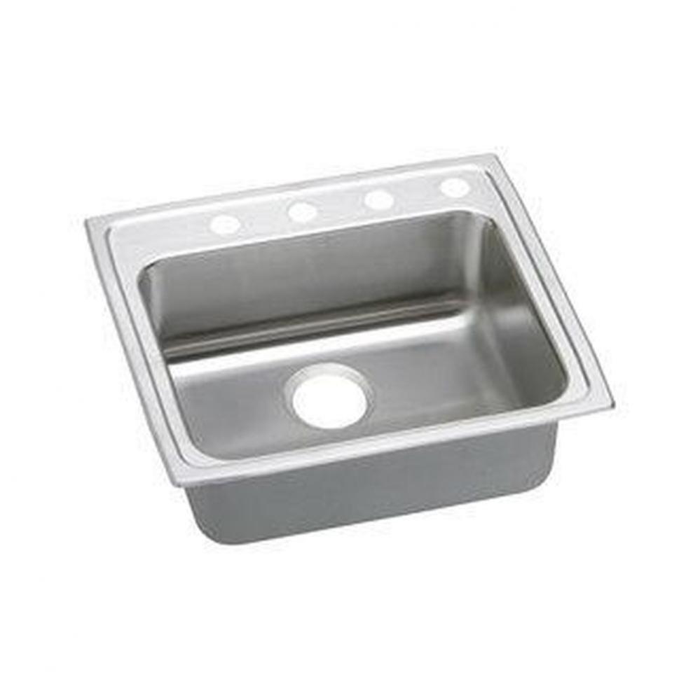 18 Gauge Stainless Steel 22'' x 19.5'' x 5.5'' Single Bowl Drop-in K