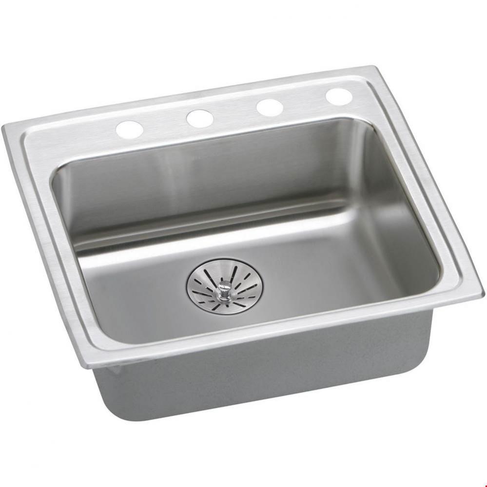 18 Gauge Stainless Steel 25'' x 21.25'' x 6.5'' Single Bowl Drop-in