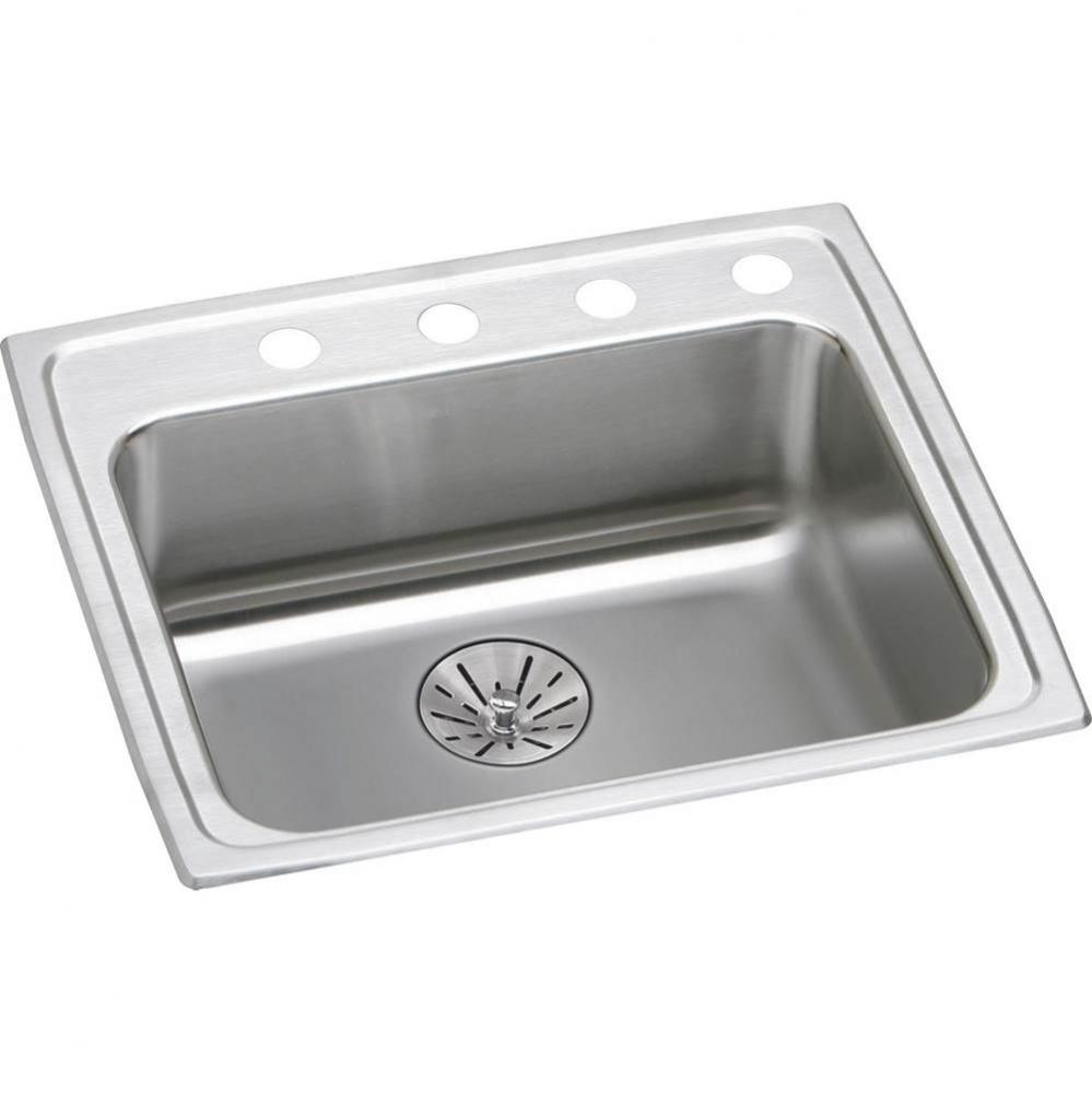 18 Gauge Stainless Steel 25'' x 21.25'' x 6.5'' Single Bowl Drop-in
