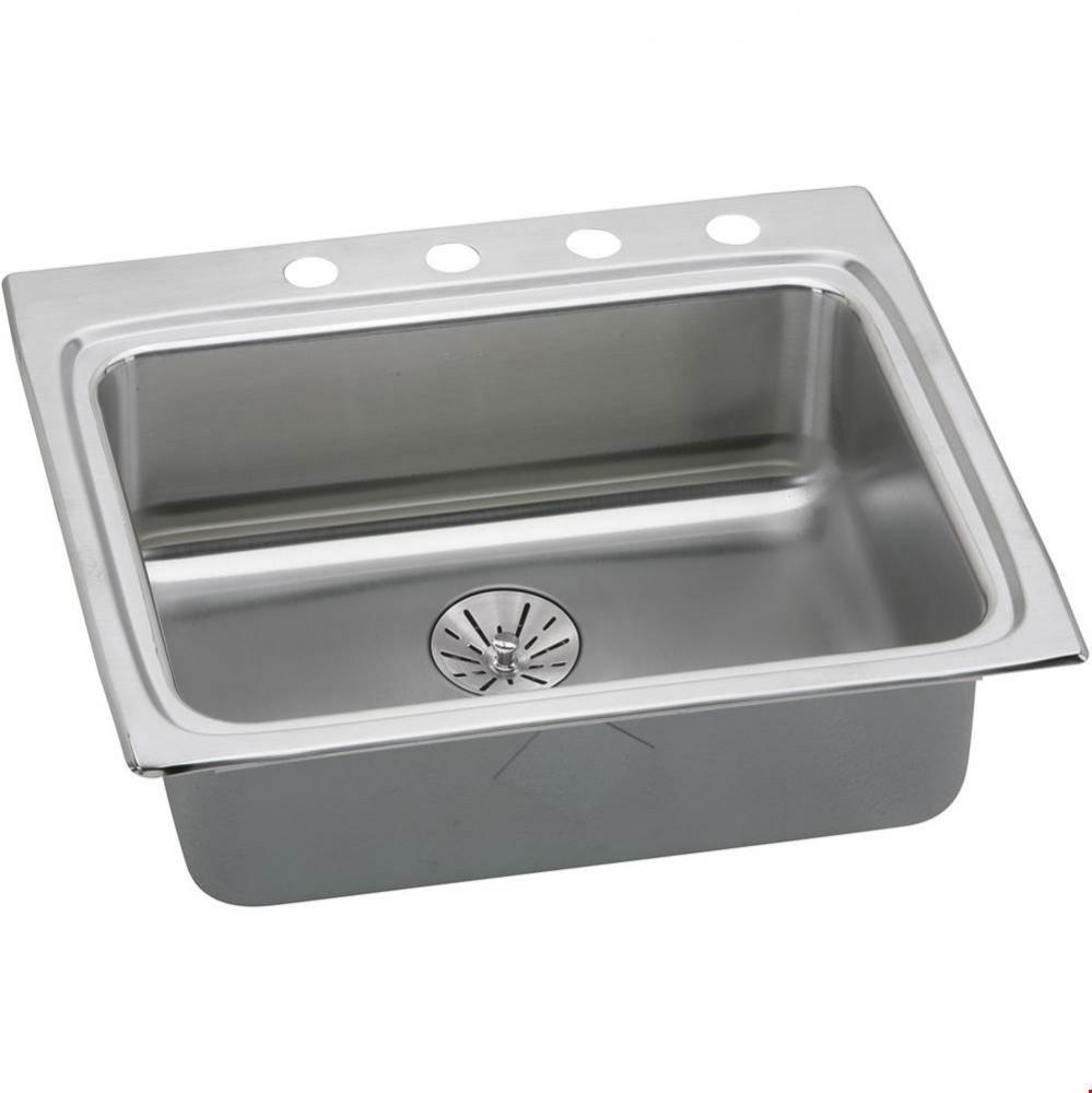 18 Gauge Stainless Steel 25'' x 22'' x 6.5'' Single Bowl Drop-in Kit