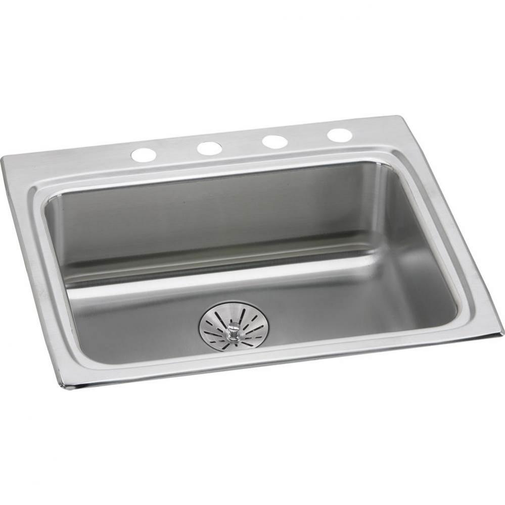18 Gauge Stainless Steel 25'' x 22'' x 6.5'' Single Bowl Drop-in Kit