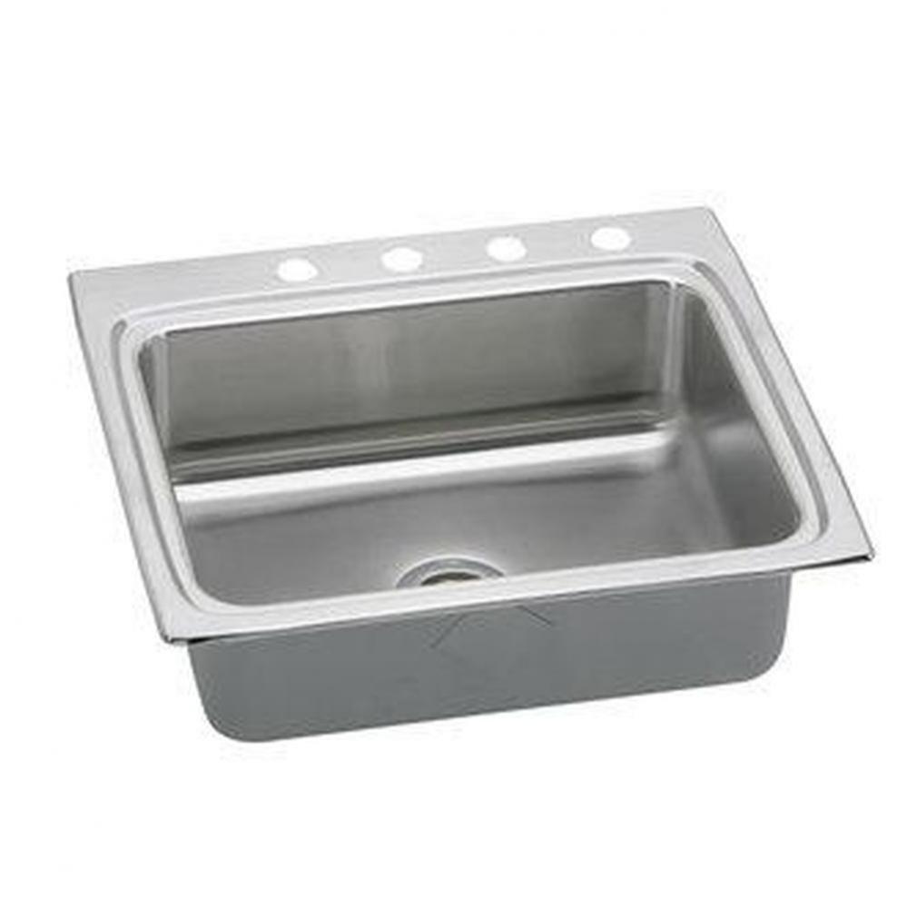 18 Gauge Stainless Steel 25'' x 22'' x 6.5'' Single Bowl Drop-in Kit