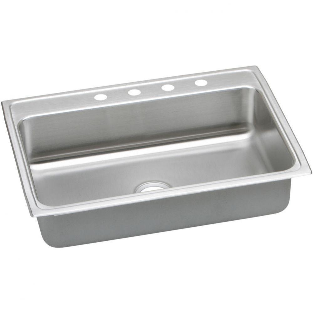 18 Gauge Stainless Steel 31'' x 22'' x 6.5'' Single Bowl Drop-in Kit