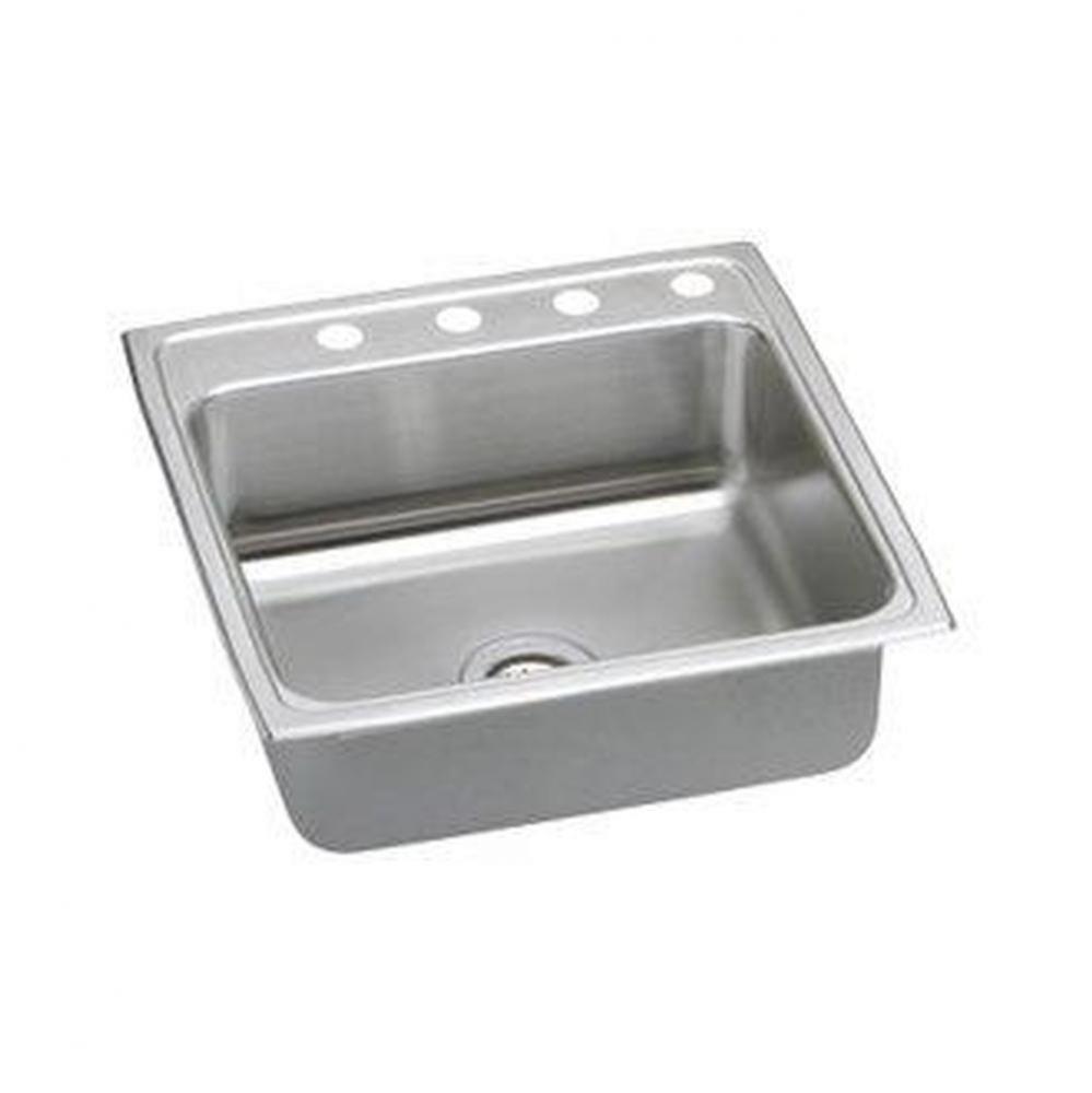 Lustertone Classic Stainless Steel 22'' x 22'' x 7-5/8'', Single Bow