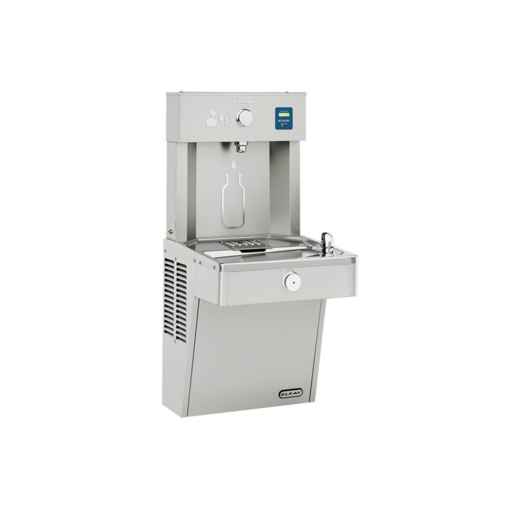 ezH2O Vandal-Resistant Bottle Filling Station & Single Cooler Filtered Non-Refrigerated Stainl
