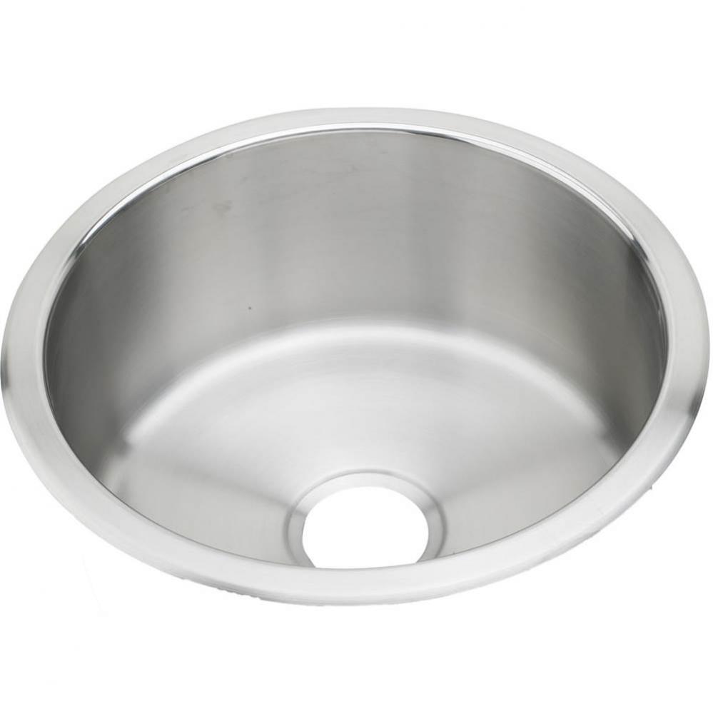 18 Gauge Stainless Steel 14.375'' x 14.375'' x 6'' Single Bowl Top M