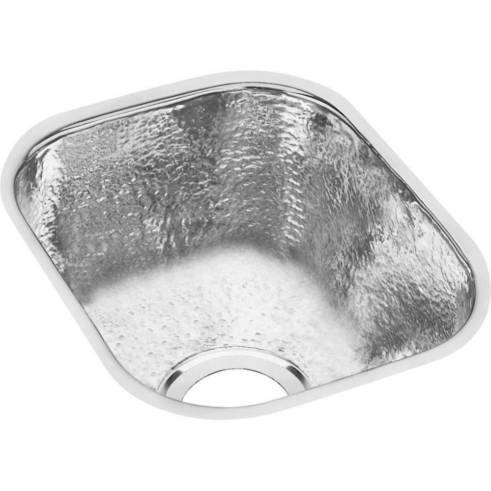 18 Gauge Stainless Steel 10'' x 12'' x 6.5'' Single Bowl Undermount