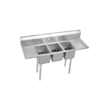 Elkay 3C12X16-2-12X - Dependabilt Stainless Steel 64'' x 21-13/16'' x 43-3/4'' 16 Gauge Th