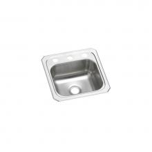 Elkay BCR153 - 20 Gauge Stainless Steel 15'' x 15'' x 6.125'' Single Bowl Drop-in B