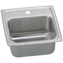 Elkay BLRQ15160 - Used for Common Rtg - Replaced with BLR15160; 18 Gauge Stainless Steel 15'' x 15'&a