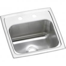 Elkay BPSR15MR2 - 20 Gauge Stainless Steel 15'' x 15'' x 6.125'' Single Bowl Drop-in B
