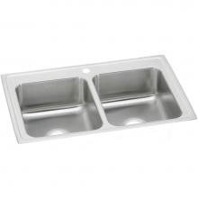 Elkay BPSR2317MR2 - Celebrity Stainless Steel 23'' x 17'' x 6-1/8'', Equal Double Bowl D