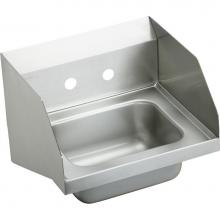 Elkay CHS1716LRS2 - STAINLESS STEEL HAND SINK W/ SIDE SPLASHES