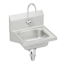 Elkay CHS1716SACC - Stainless Steel 16-3/4'' x 15-1/2'' x 13'' Single Bowl Wall Hung Han