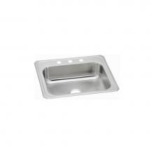 Elkay CR25211 - 20 Gauge Stainless Steel 25'' x 21.25'' x 6.875'' Single Bowl Drop-i
