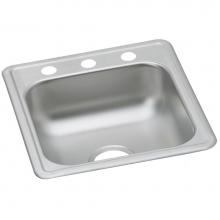 Elkay D117193 - 22 Gauge Stainless Steel 17'' x 19'' x 6.1875'' Single Bowl Drop-in
