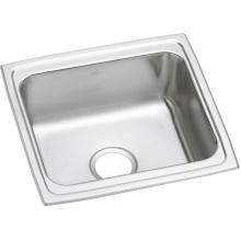 Elkay DLFR191810PD - 18 Gauge Stainless Steel 19'' x 18'' x 10.125'' Single Bowl Drop-in
