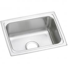 Elkay DLFR251912 - 18 Gauge Stainless Steel 25'' x 19.5'' x 12.125'' Single Bowl Drop-i