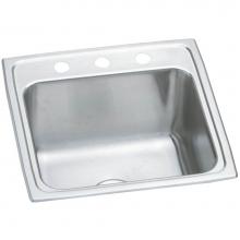 Elkay DLR1919103 - 18 Gauge Stainless Steel 19.5'' x 19'' x 10.125'' Single Bowl Drop-i