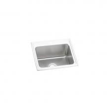 Elkay DLR2522101 - 18 Gauge Stainless Steel 25'' x 22'' x 10.375'' Single Bowl Drop-in