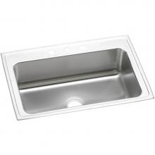Elkay DLRS3322101 - 18 Gauge Stainless Steel 33'' x 22'' x 10.125'' Single Bowl Drop-in